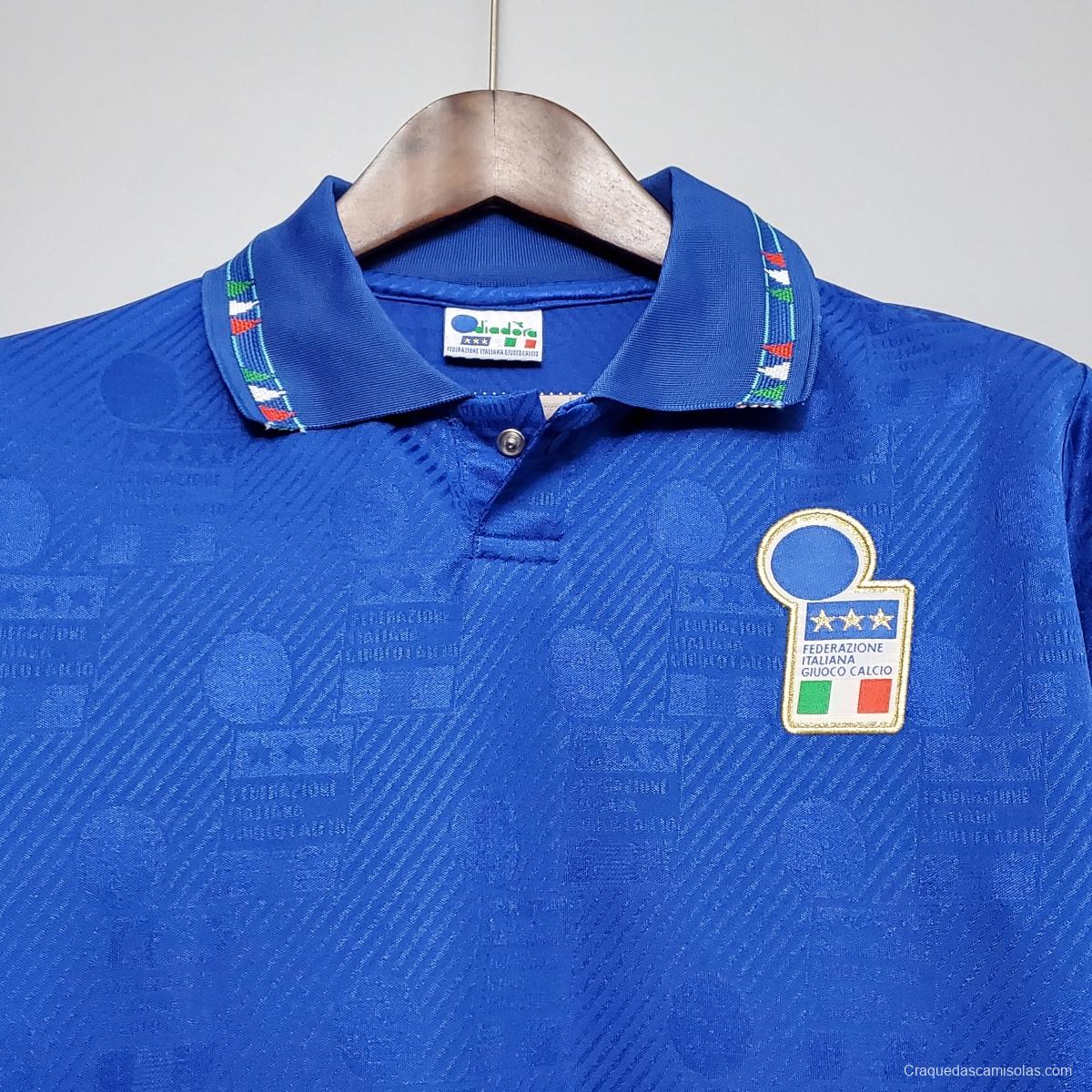 Retro Italy 1994 home Soccer Jersey