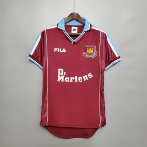 Retro 99/01 West Ham United home Soccer Jersey