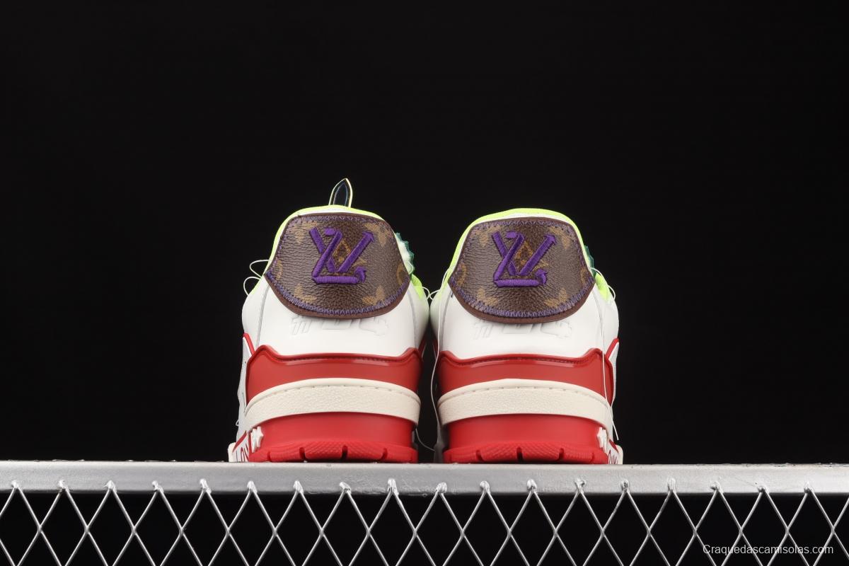 Authentic LV 2021s LV Trainer is limited to the latest color matching in autumn