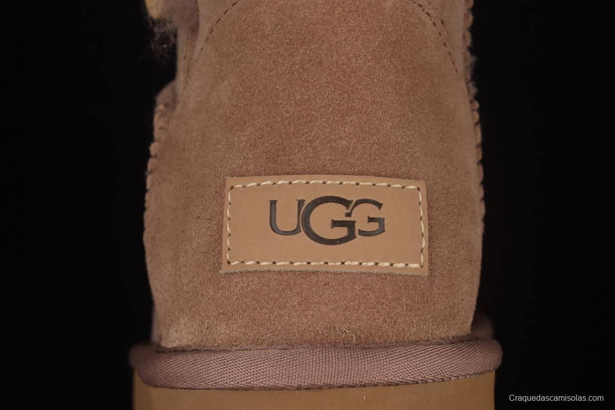 UGG Mini Bailey Button II wooden buckle help outdoor snow boots 1016422