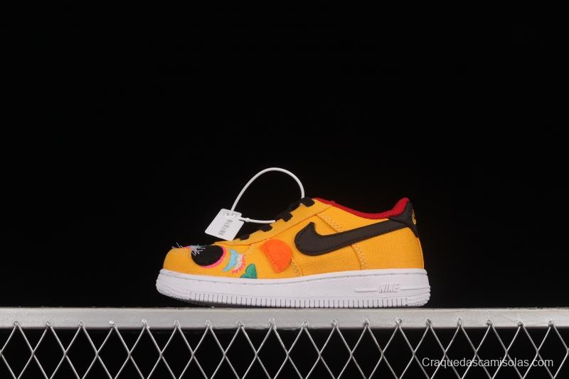 NIKE Air Force 1'07 TD New Year Tiger Canvas Size Kids DQ5072-701