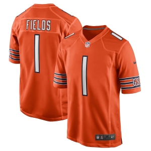 Youth Justin Fields Orange 2021 Draft First Round Pick Alternate Limited Jersey