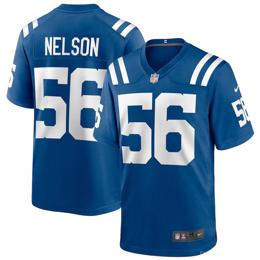 Men's Quenton Nelson Royal Player Limited Team Jersey