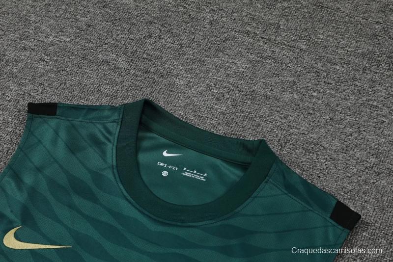 22/23 Liverpool Dark Green Pre-match Training Jersey Vest