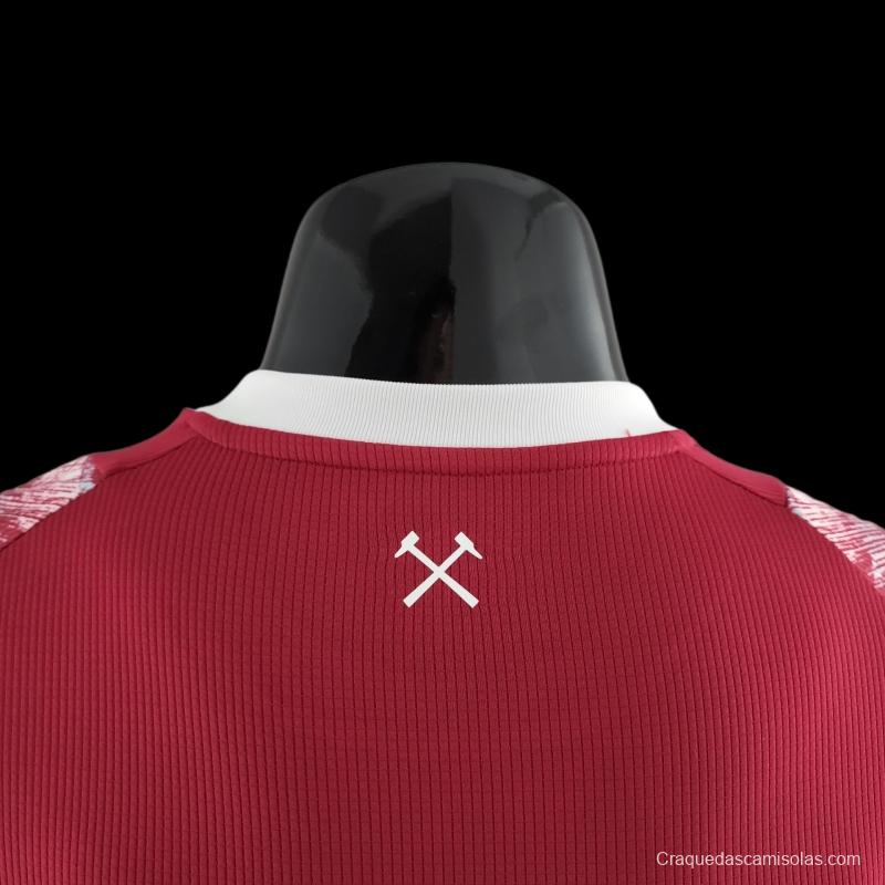 Player Version 22/23 West Ham United Home Soccer Jersey