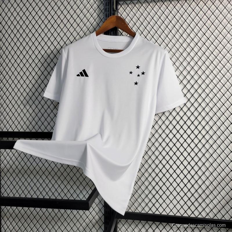 23-24 Cruzeiro White Training Jersey