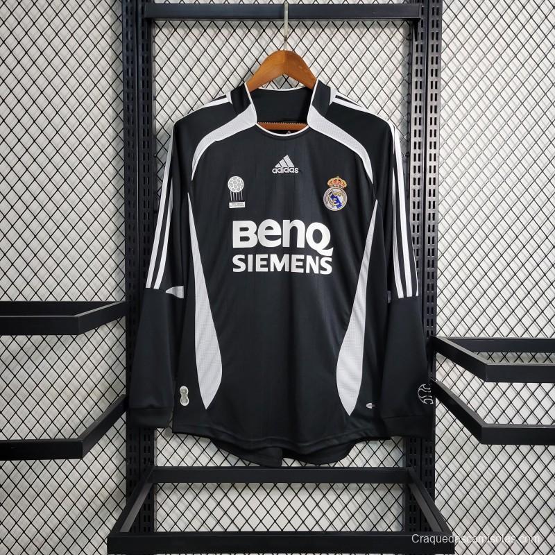 Retro 06-07 Real Madrid Third Long Sleeve Jersey