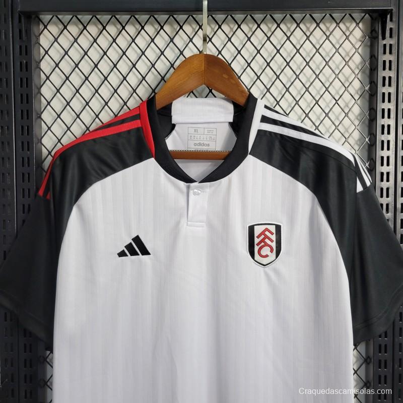 23-24 Fulham Home Soccer Jersey