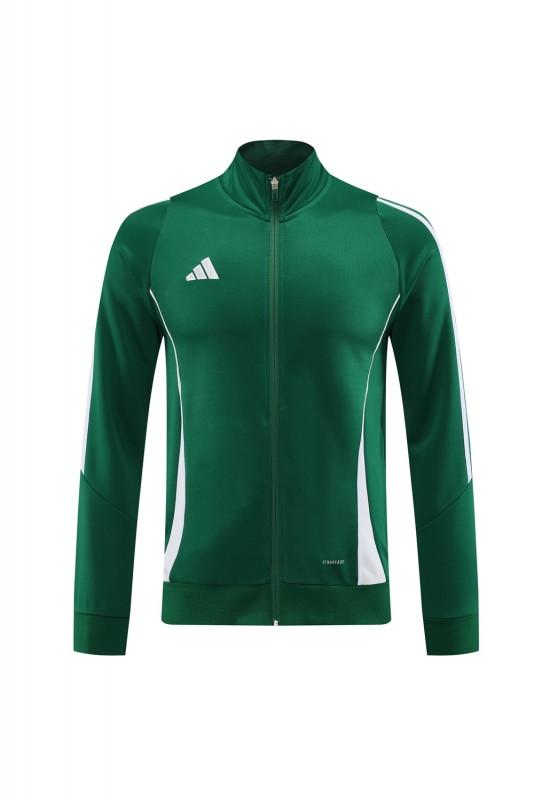 2024 Adidas Green/White Full Zipper Jacket+Pants