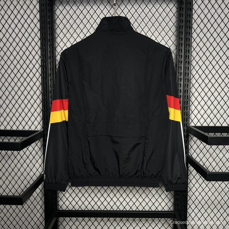 2024 Germany Black Windbreaker