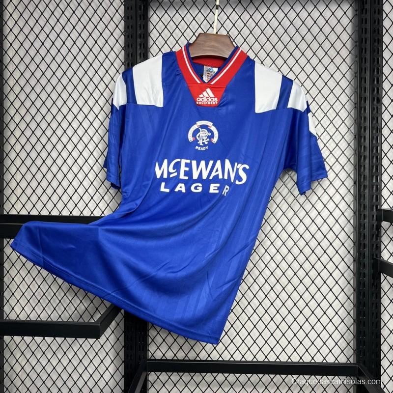 Retro 92/94 Glasgow Rangers Home Jersey