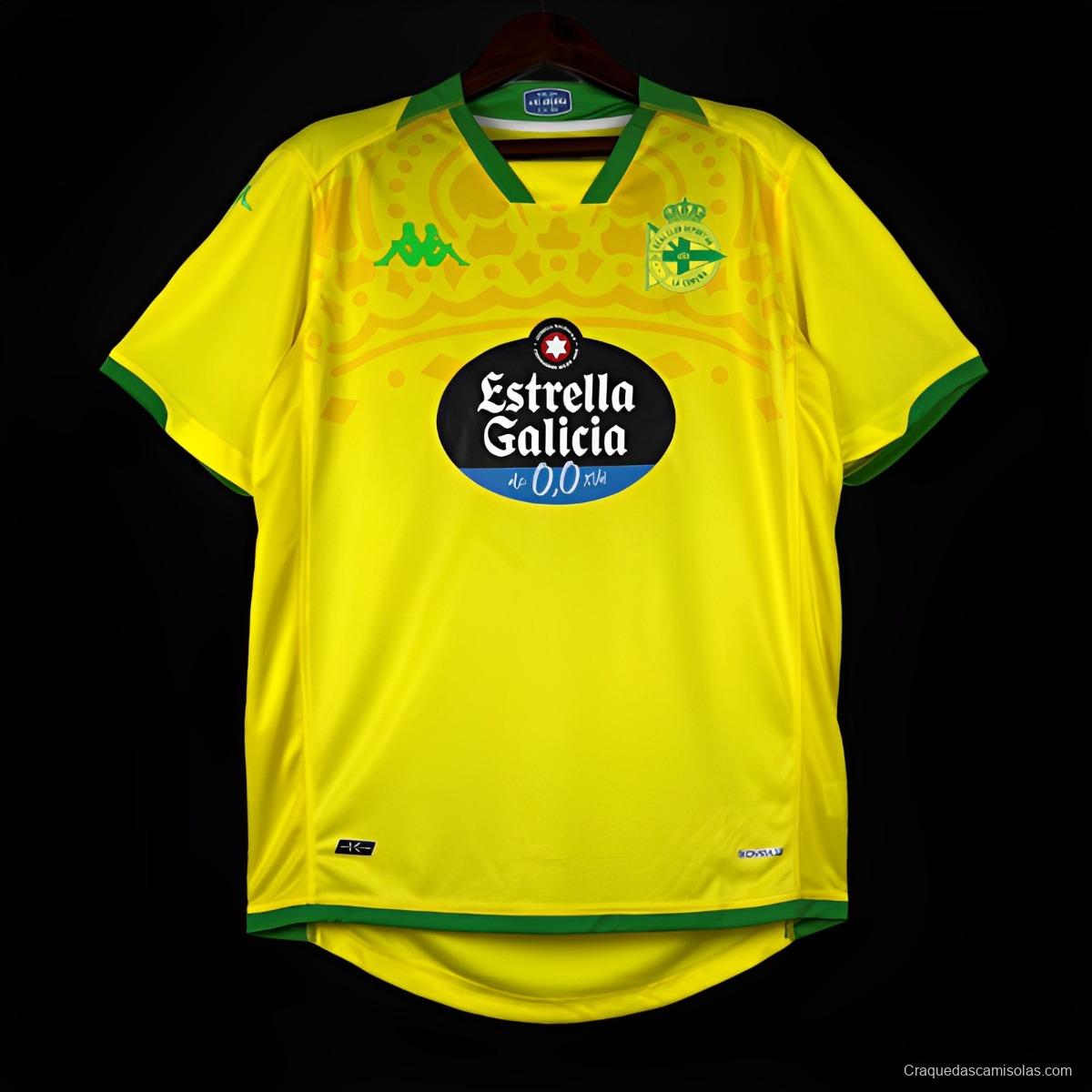 23/24 Deportivo La Coruna Away Yellow Jersey